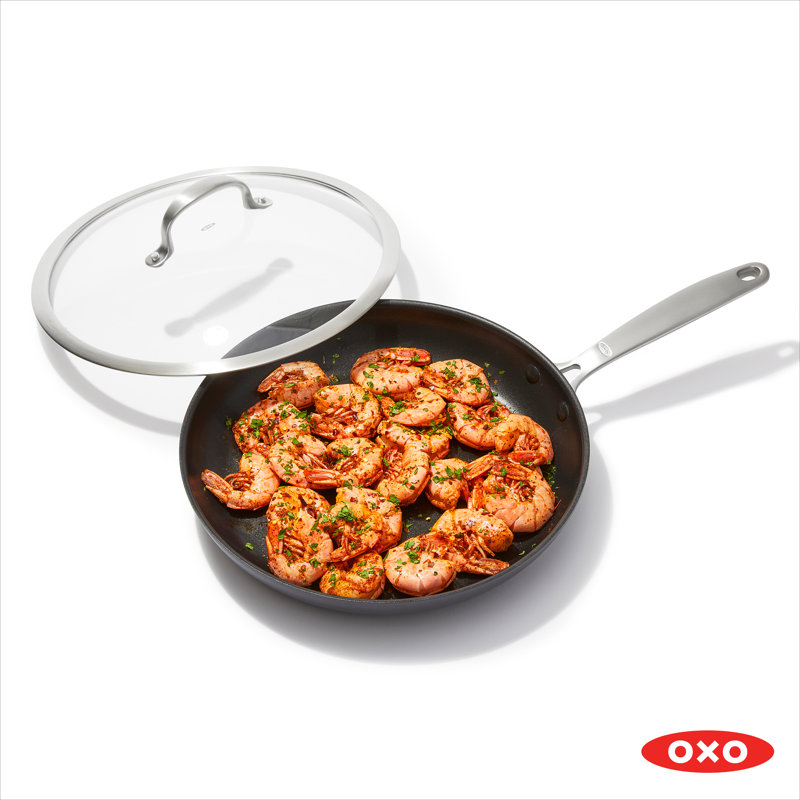 OXO Good Grips Pro NonStick Frying Pan Skillet With Lid, 12In Wayfair